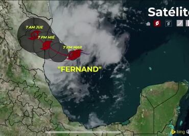 Advierten en NL y Veracruz sobre lluvias por tormenta tropical “Fernand”