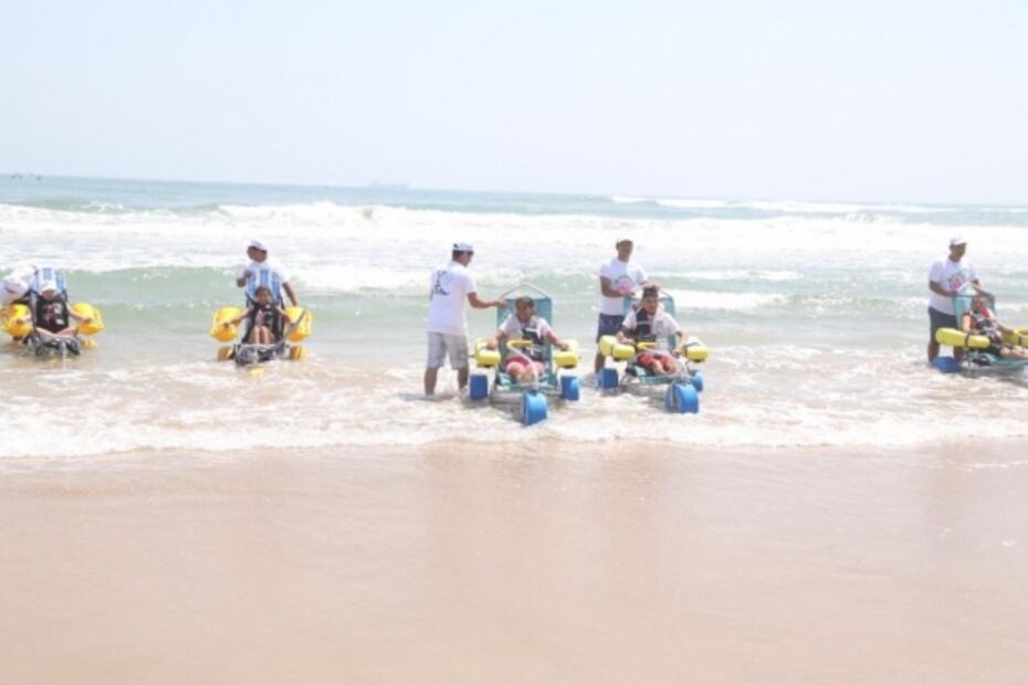 Inauguran la primera playa incluyente del Golfo de México