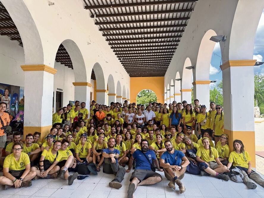 Participantes de la edición pasada de la Ruta Inti, que tuvo como destino la Península de Yucatán. Foto: Ruta Inti