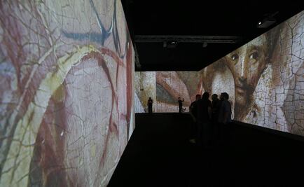 Videoinstalación desmenuza "El Jardín de las Delicias"