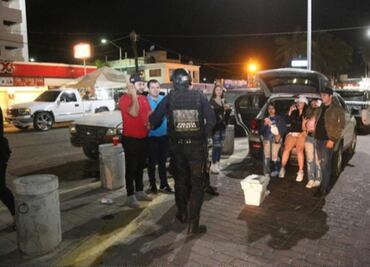 Desalojan a paseantes de la bahía de Altata, en Navolato para evitar posibles desórdenes