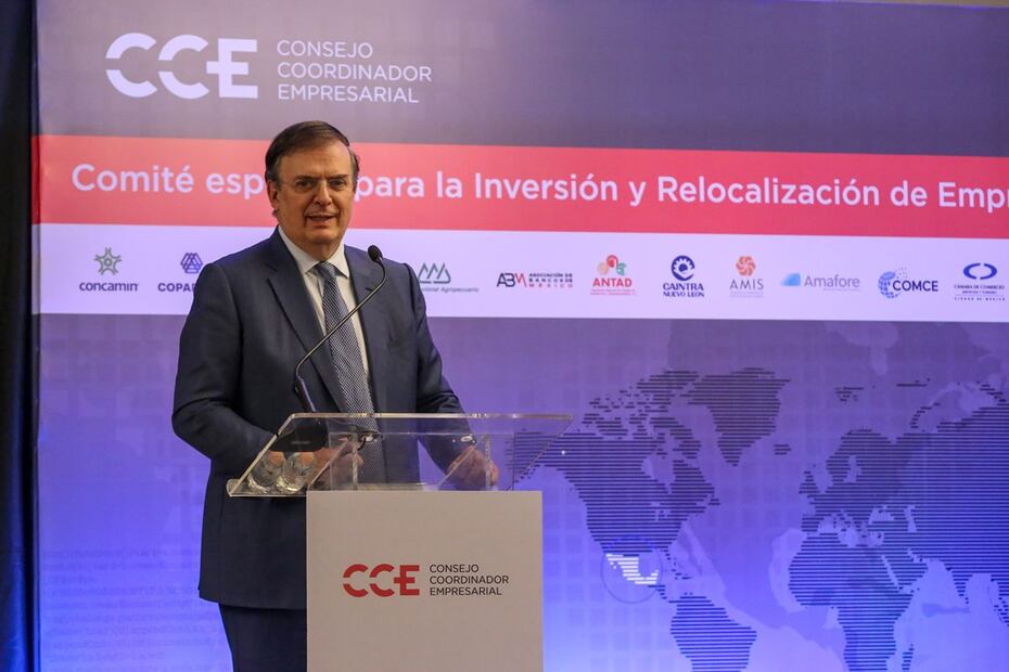 Durante el evento de lanzamiento del Comité, el secretario de Economía, Marcelo Ebrard, dijo que actualmente en las negociaciones con el gobierno de Estados Unidos “no se puede hacer un pronóstico de qué pasará”. Foto: Especial/El Universal