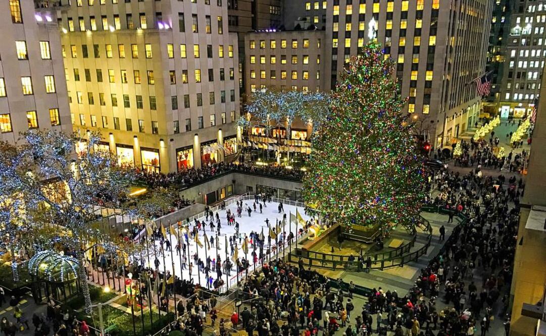 El árbol en Rockefeller Center cada año es diferente y traído de diversos lugares. (Foto: Istock)