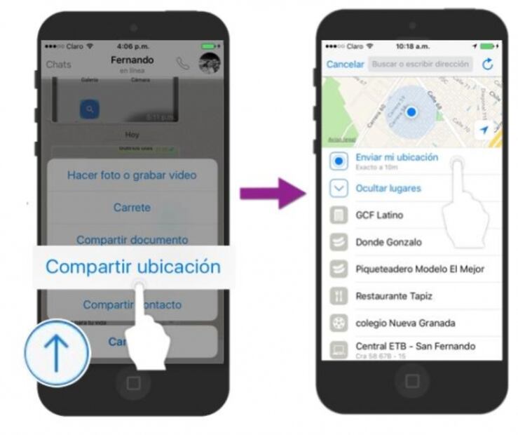 Así puedes compartir tu ubicación de WhatsApp con tus contactos de confianza