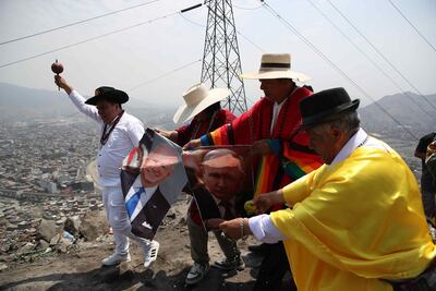 Milei y el conflicto en Gaza: los pronósticos de los chamanes andinos para 2024