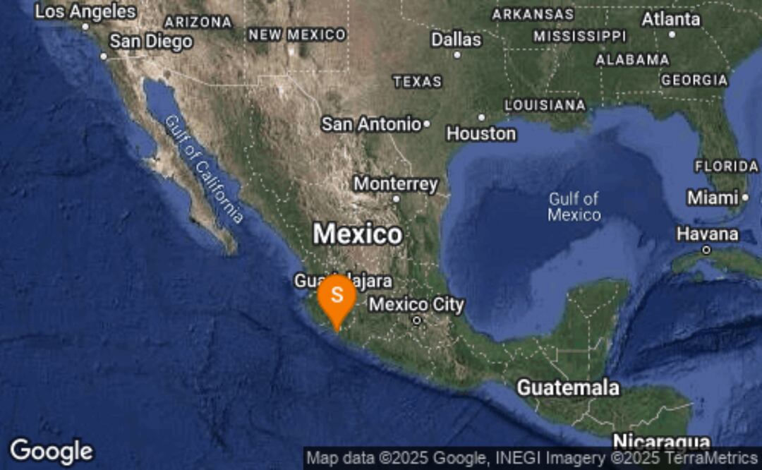 Se registra sismo de magnitud 4.0 sacude el sureste de Tecomán, Colima. Foto: Especial
