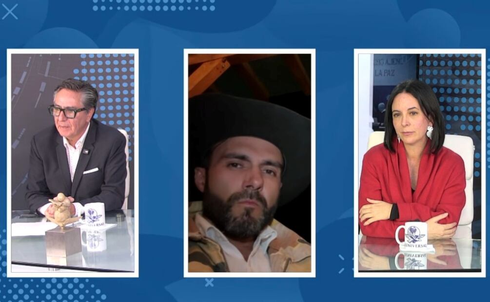 José Antonio Arreola, líder del "Movimiento del Sombrero" en Pátzcuaro en entrevista Con los de Casa. Foto: Captura de pantalla