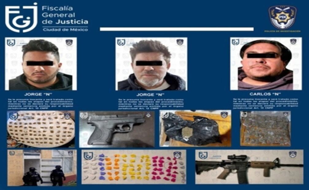 Cae presunto jefe de sicarios de banda criminal de Lenin Canchola; aseguran drogas y armas, tras cateo 