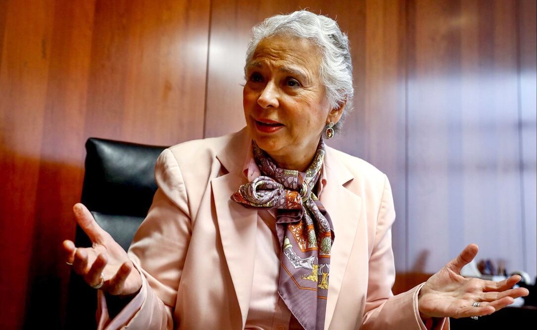 Olga Sánchez Cordero, presidenta de la Mesa Directiva del Senado. Foto: Archivo/ EL UNIVERSAL