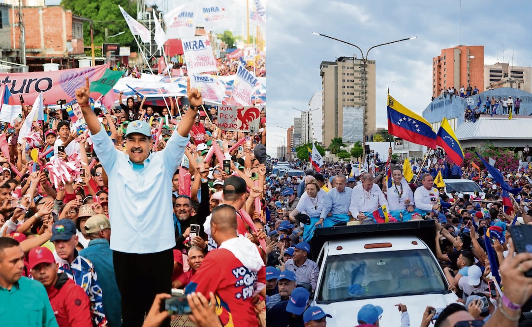 Los venezolanos votarán en las elecciones más inciertas desde 2013 Fotos: Matías Delacroix y EFE