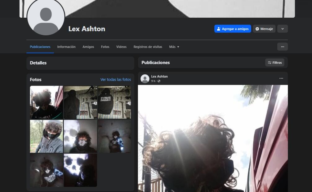 Facebook de agresor de alumno en CCH Sur (22/09/2025). Foto: Especial