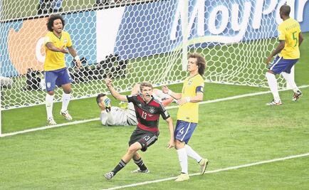 Subastan red de la portería del 7-1 entre Alemania y Brasil