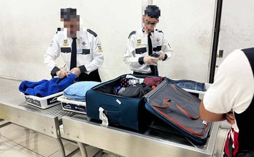 Operativo de Marina de droga y precursores químicos en el AICM, Aduana de Michoacán y de Colima. Foto: Cortesía Semar