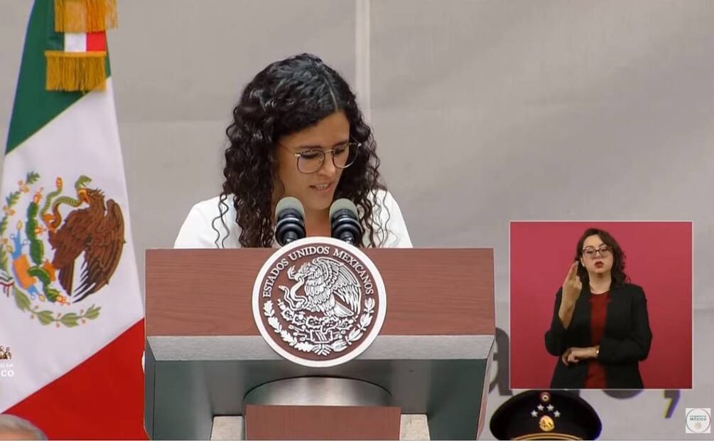 Luisa María Alcalde, titular de la secretaría de Gobernación Foto: Especial