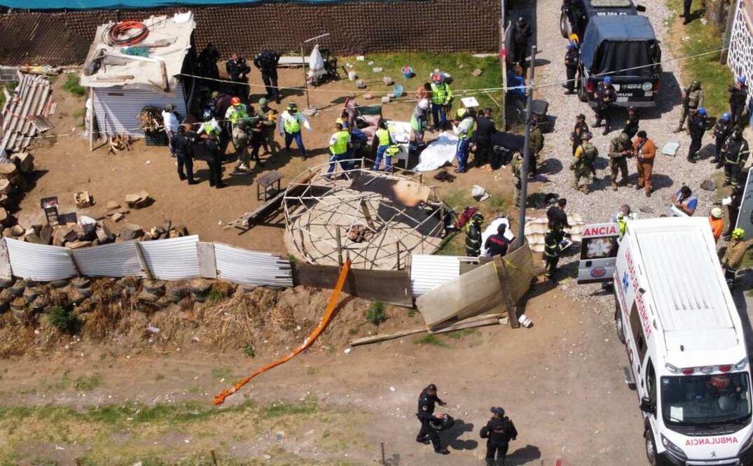 Cinco personas perdieron la vida y otras cinco preliminarmente se encuentran lesionadas, después que de qué un centro de rehabilitación para alcohólicos anónimos, se incendiara en San Miguel Topilejo, alcaldía Tlalpan, 24 de febrero de 2025. Foto: Juan Carlos Williams @JCWilliams54 /EL UNIVERSAL