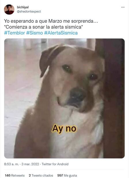 “Creí que llegaban los rusos”: surgen memes por el sismo de magnitud 5.7