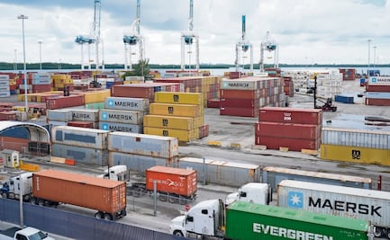 Crece comercio exterior de México a inicios de 2025; reportan déficit comercial de 4 mil 558 mdd