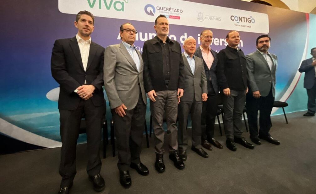 Viva Aerobus invierte 4 mil millones de pesos en taller de mantenimiento en Querétaro (04/02/2025). Foto: Sara Cantera / EL UNIVERSAL