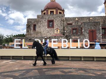 “El Bronco” cabalga por Querétaro en caballo de 250 mil dólares