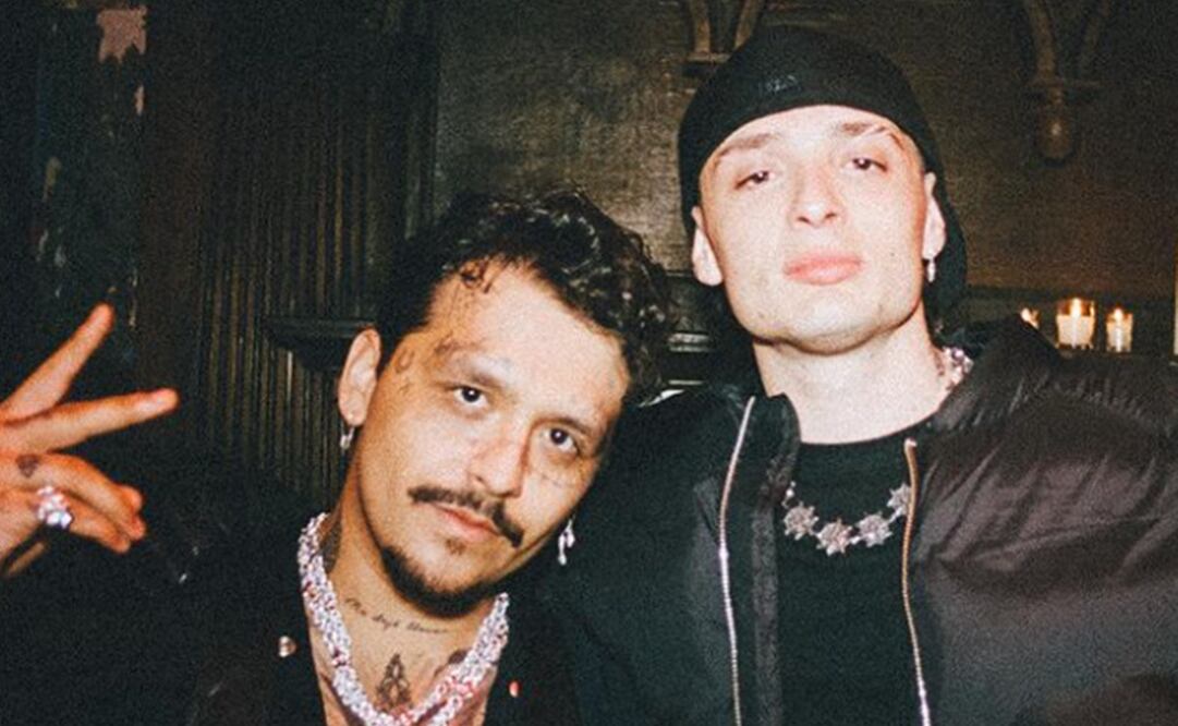 Christian Nodal y Peso Pluma. Foto: Instagram
