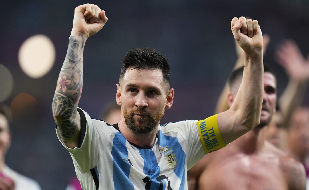 Messi festejando la victoria / FOTO: AP