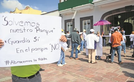 Piden que Guardia Nacional arribe al parque La Pila en Metepec