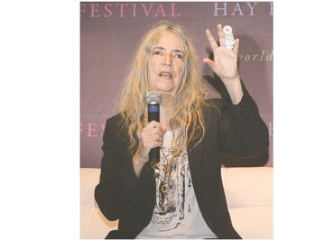 En el Hay Festival, Patti Smith habla de las batallas