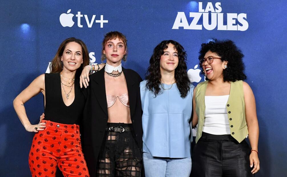 Elenco de la serie "Las azules". Foto: Yaretzy M. Osnaya | EL UNIVERSAL
