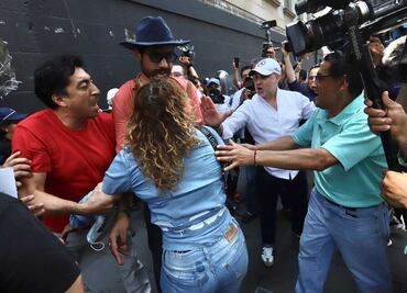 De marcha a trifulca en la Corte; el enfrentamiento entre simpatizantes y detractores de los ministros