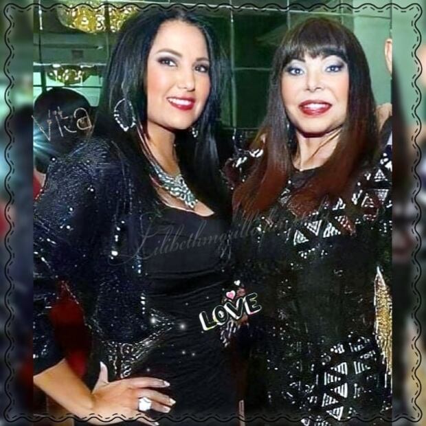 Lilibeth Morillo junto a su madre Lila (Fuente Instagram @lilibethmorillo.fan.italy)