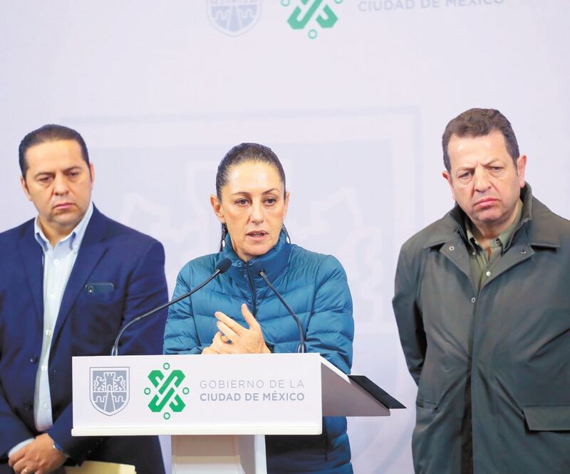 La jefa de Gobierno, Claudia Sheinbaum, confirmó, en conferencia de prensa, las causas de los siniestros. Foto/GERMÁN ESPINOSA. EL UNIVERSAL