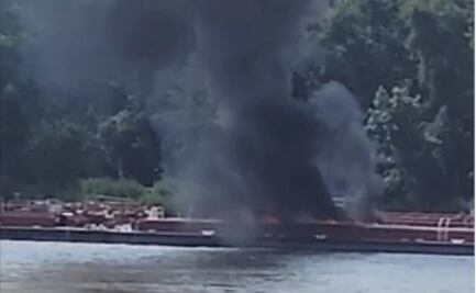 VIDEO: Helicóptero se estrella contra una embarcación en el río Mississippi; reportan al menos 2 muertos