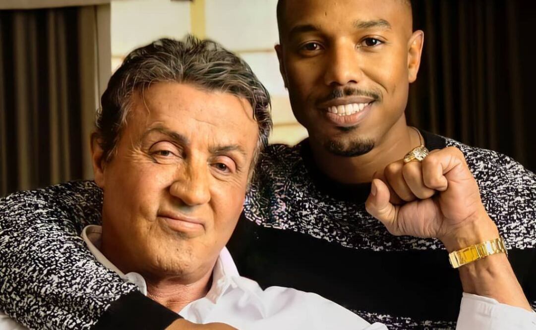 Sylvester Stallone y Michael B. Jordan en "Creed". Fuente: Instagram @stallonethaangss