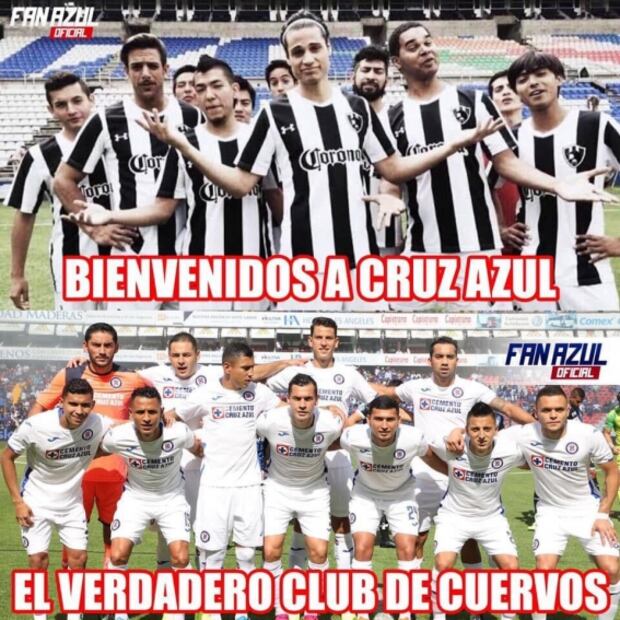 Los memes que comparan a Club Cuervos con Cruz Azul