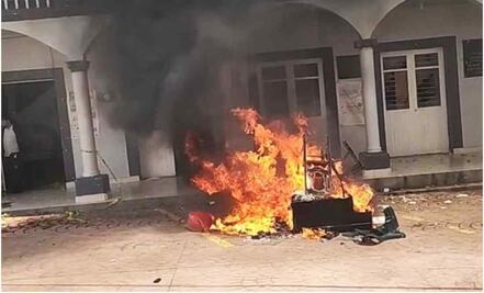 Disturbios de Zacualtipán con una connotación distinta a la protesta por muerte de abuelito, dice gobernador