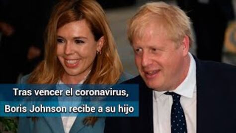 Boris Johnson y su novia Carrie Symonds anuncian el nacimiento de su hijo