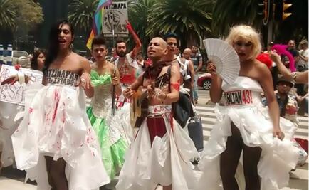 Gay Pride march arrives to El Zócalo