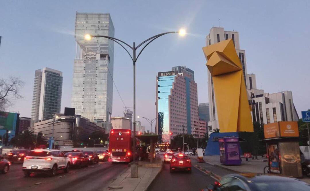 La CDMX durante los dos microsismos Foto: Iván Montaño/EL UNIVERSAL