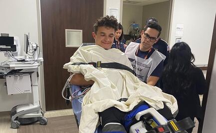Lando Norris fue trasladado al hospital tras su fuerte accidente en el GP de Las Vegas