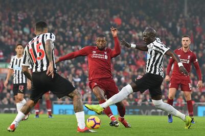 Liverpool goleó al Newcastle United