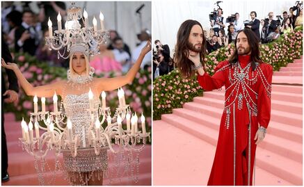 Katy Perry "alumbra" el camino del "conde" Jared Leto en la Gala del MET