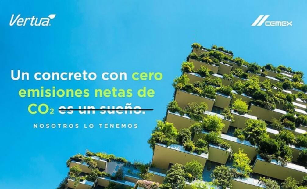 Cemex lanza Vertua en México, sus productos bajos en carbono y con cero emisiones netas de CO2