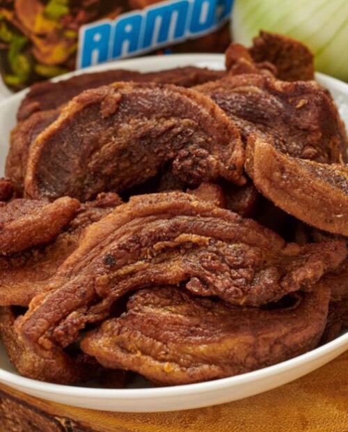 ¿Cuánto cuesta el kilo del chicharrón de la Ramos?