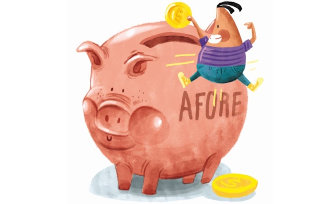 Las AFORE se encargan de recibir las cuotas obrero patronales por concepto del seguro de Retiro Cesantía y Vejez , además de recibir el ahorro voluntario de los trabajadores o patrones - Ilustración: EL UNIVERSAL