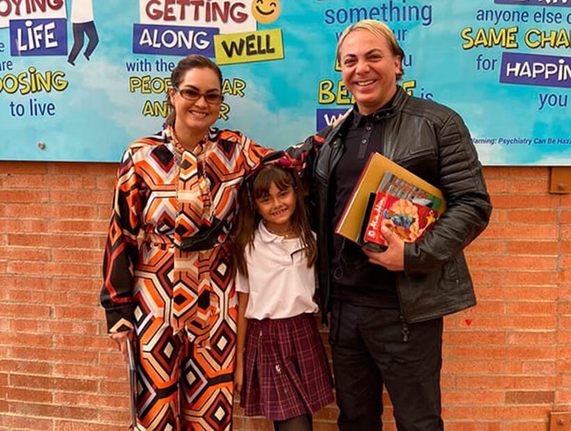 Cristian Castro y su hija menor Rafaela (Fuente Instagram @rafaelacastroficial)