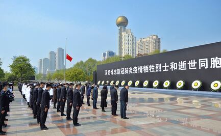 China rinde homenaje a víctimas de coronavirus