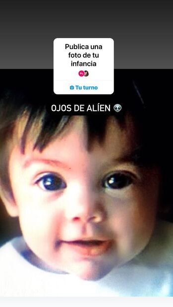 Tatiana cuando era bebé. Fuente: Instagram @oficial.tatiana