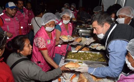 Dan 5 mil cenas a peregrinos en la Basílica de Guadalupe