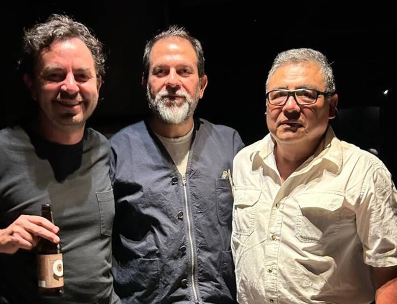 Esteban Silva, Enrique Olvera y Amado Ramírez. Foto: Alan Nájera / El Universal
