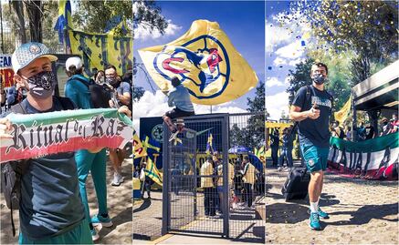 Afición despide al América con gran fiesta en Coapa